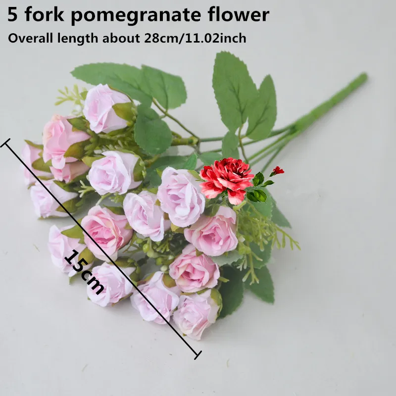 Различные стили розового искусственного шелка Роза Пион несколько вариантов DIYhome Декоративные искусственные цветы Свадьба романтическая сцена макет