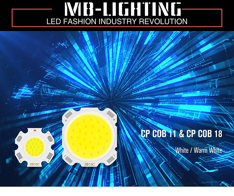 Светодиодный COB Чип DC9-50V Вход 15 Вт 12 Вт 10 Вт 9 Вт 7 Вт 5 Вт 3 Вт для DIY Светодиодный точечный светильник Светильник лампы DIY теплый белый холодный белый нужен драйвер