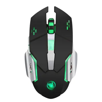 

Optical 2400DPI Wireless Mouse Rechargeable Gaming Mouse 2.4G Battery Gamer 6 Buttons Mice Ergonomics Mouse Gamer 0205#3