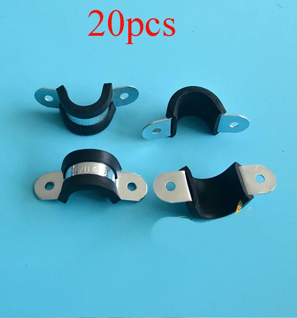 Special Price 20PCS Rubber D16mm Tripod Connection U-shape Landing Gear Carbon Tube Fixed Connector Joint Fastener for RC Plant UAV Aircraft