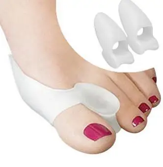 

feet care Hallux valgus orthotics Toe separator corrective feet brace insoles Toes cloven device