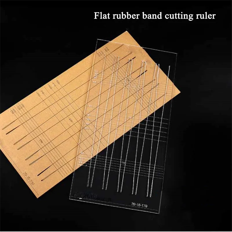 

Slingshot Rubber Band Cutting Ruler Line Flat Catapult Hunting Tools Accessories
