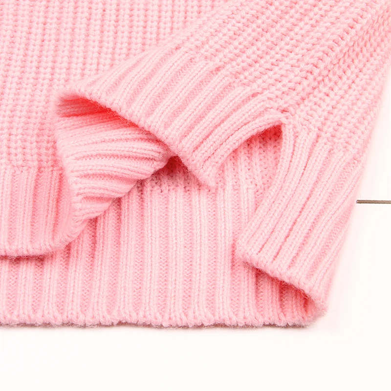 CieiK/вязаные свитера для маленьких девочек, для детей, в черный горошек, весна, милый кардиган для новорожденных, зимняя одежда для детей, Детский пуловер