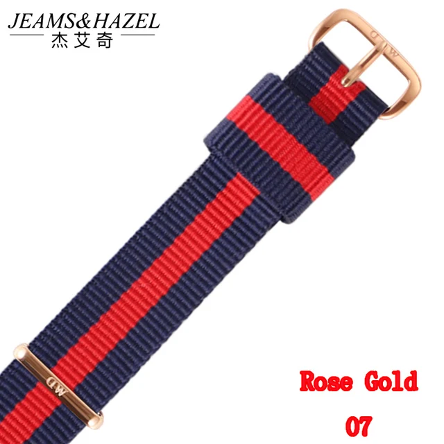 Top brand Quality luxury ladies watches 18 mm 20 mm nylon silver rose gold lover Top brand Quality luxury ladies watches 18 mm 20 mm nylon silver rose gold lover