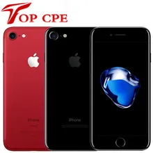 Разблокированный мобильный телефон Apple iPhone 7 4G LTE, 32 ГБ/128 ГБ/256 ГБ, камера 12,0 МП, четырехъядерный, отпечаток пальца 12MP 1960mA, мобильный телефон iPhone7
