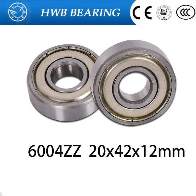 

6004ZZ 6004Z 6004 High Temperature Ball Bearing For Kiln 600 Degree 20x42x12mm