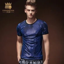 FANZHUAN Featured Brands Clothing Short sleeves Men Ultra Thin T-Shirts Fashion s Men T shirts Slim Fit T Shirt Male Summer Men