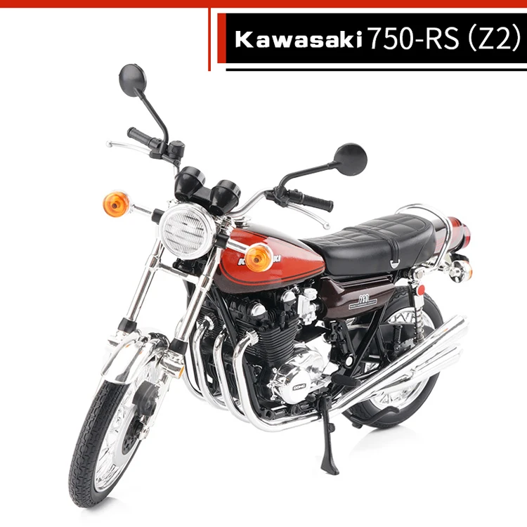 1:12 Масштаб Aoshima литья под давлением Kawasaki 750-RS (Z2) мотоцикл игрушки Collecion гоночный