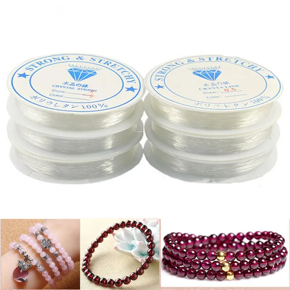 

Transparent Stretch Elastic Crystal Line Beading Rope String Cord/String/Thread DIY Handmade Bracelet&Necklace Accessories