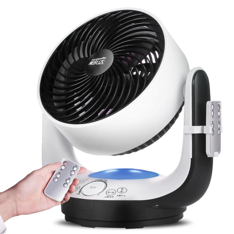 

Air Cooler Convection Atmosphere Loop Fan Household Timing Remote Control Benchtop Ventilator Mini- Small Electric Fan