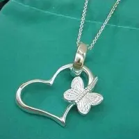 Оптовая продажа Модное ювелирное ожерелье, 925 серебряное ожерелье. Хорошее Ювелирное Украшение. Хорошее качество N01 - изображение