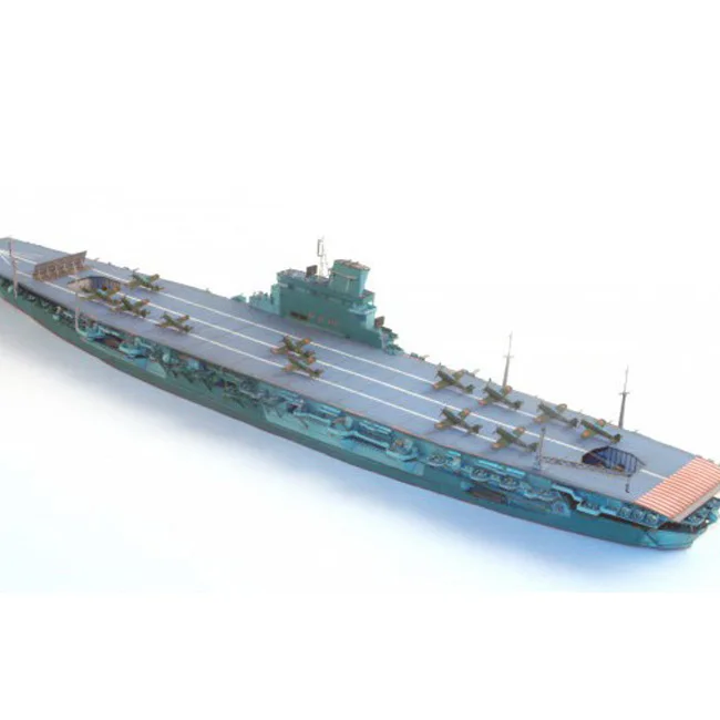 Бесплатная доставка корабли бумажная модель японский авианосец SHINANO 1:400 scale / 665 мм