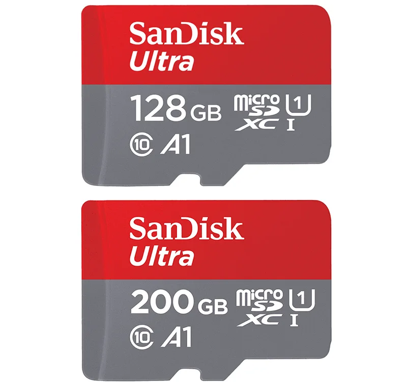 Sandisk TF карта 200 ГБ 256 Гб 16 Гб Micro SD карта 32 Гб C10 64 Гб мини-карта памяти 128 ГБ флеш-карта высокоскоростной мини-компьютер в подарок