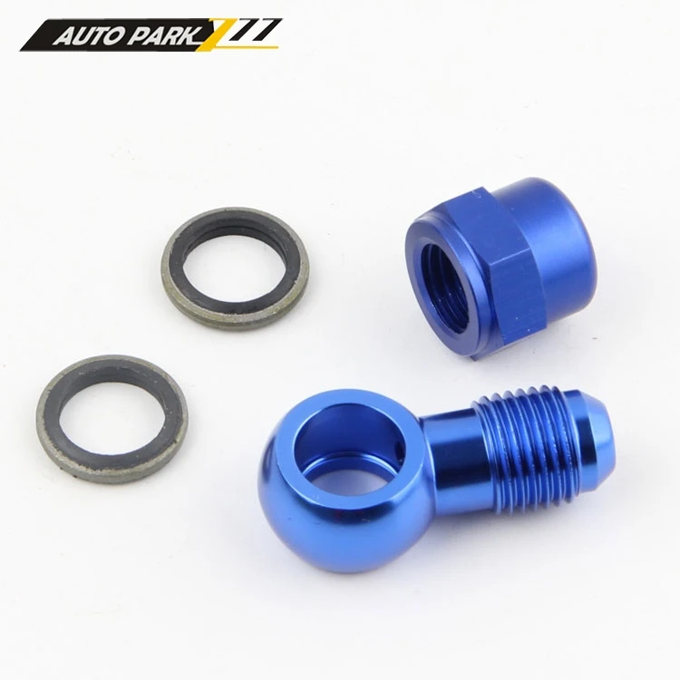 

ALUMINUM BLUE 044 Fuel Pump AN6 to 12.5MM Outlet Banjo Adapter Fitting