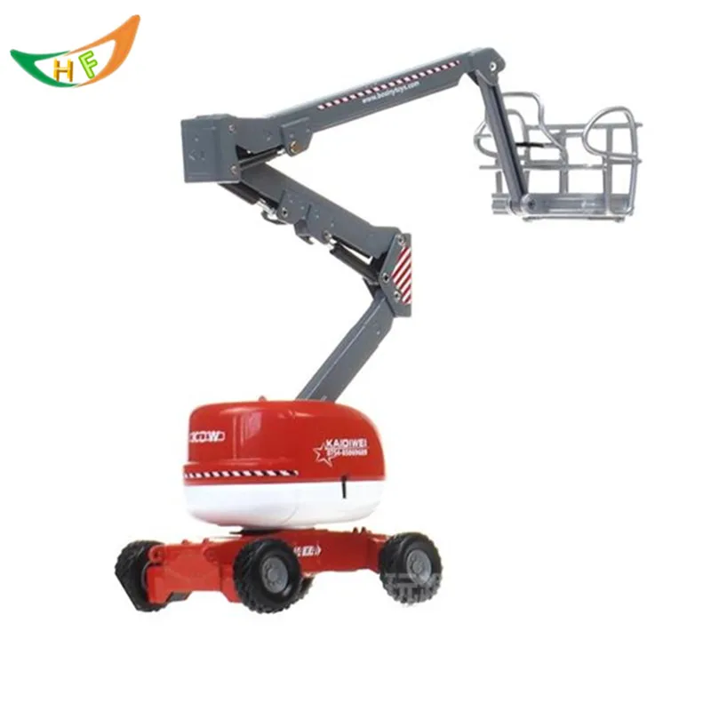 hot kids toys Engineering overhead working truck/car elevator arm metal