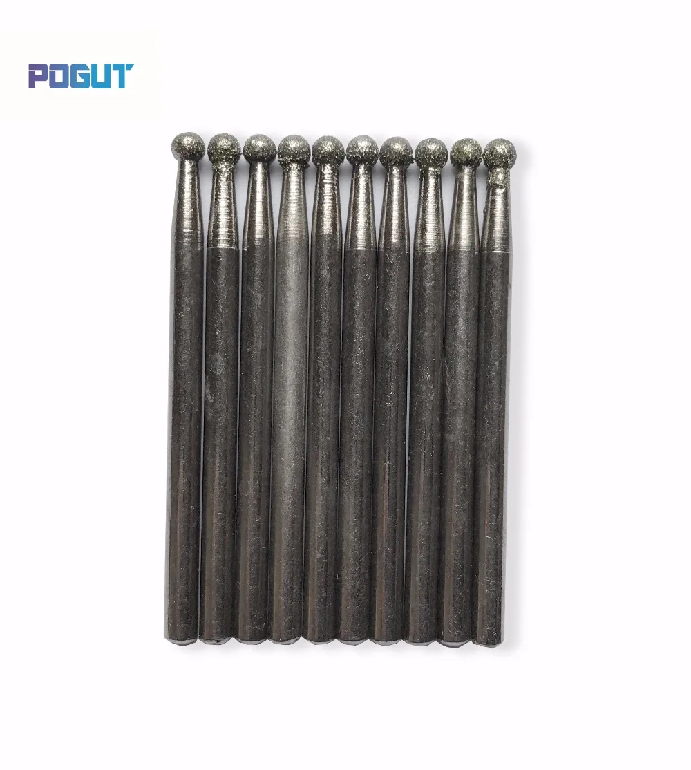 Free Shipping 30pc/lot DIAMOND ROUND BURS bit set DREMEL 3mm Shank Rotary Tool Drill Bit for grinding jade, stone, marble glass Free Shipping 30pc/lot DIAMOND ROUND BURS bit set DREMEL 3mm Shank Rotary Tool Drill Bit for grinding jade, stone, marble glass