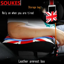 Мультфильм автомобиль Подлокотник драйвер Arm держатель Pad Коврик для Alfa Romeo 159 147 156 166 GT Mito Acura MDX RDX TSX Fiat 500 Punto Stilo