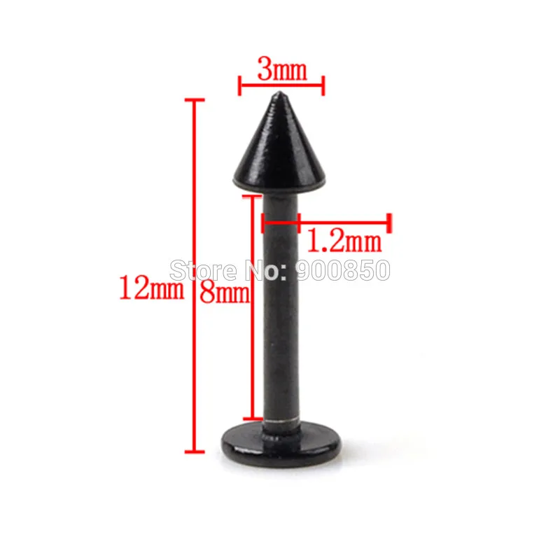 Wholesale 5PCS Spike Piercing Labret Lip Tragus Ear Accessories For Women Men Punk Stylish Casual Ear Studs Body Jewelry