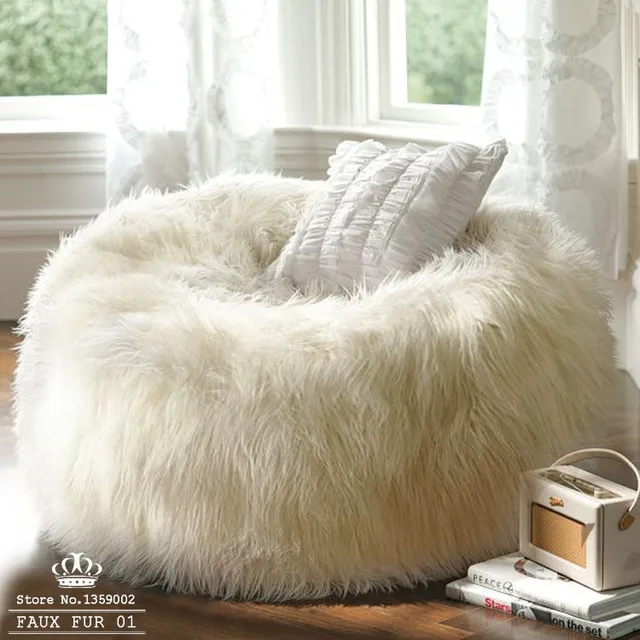 Free shipping sofa set living room furniture luxe bean bag