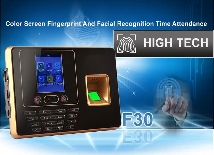 5yoa af30 Wi-Fi биометрических Уход за кожей лица распознавания лица сотрудник Фингерпринта устройства
