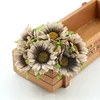 6pcs Cheap Daisy Artificial Flower Silk Sunflower Bouquet For Wedding Decoration Scrapbooking DIY Wreaths Craft Fake Flowers ► Photo 3/6