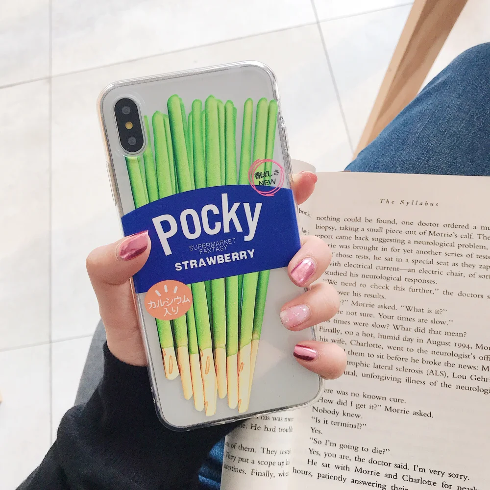 Снек Мягкий ТПУ чехол для Iphone X XS XR XSmax Pocky Capa Fundas для Iphone 6 7 8 7 plus чехол Снек Мягкий ТПУ чехол для Iphone X XS XR XSmax Pocky Capa Fundas для Iphone 6 7 8 7 plus чехол