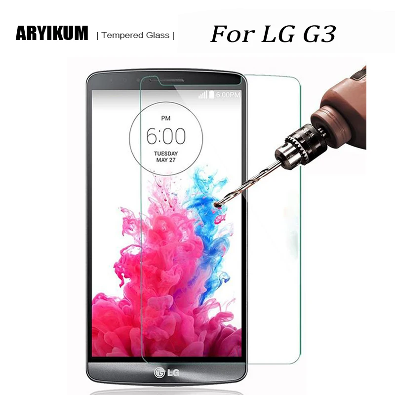 С уровнем твердости 9 H 2.5D HD закаленное Стекло для LG G3 D855 D856 D850 D858 LgG3 LG3 Экран
