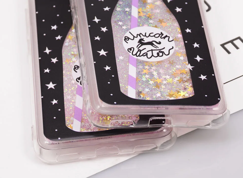 Reaoom for Meizu M6 Case Glitter Dynamic Liquid Star Quicksand Colorful Cute Bottle Unicorn Protection Cover Capa for Meilan 6   (9)