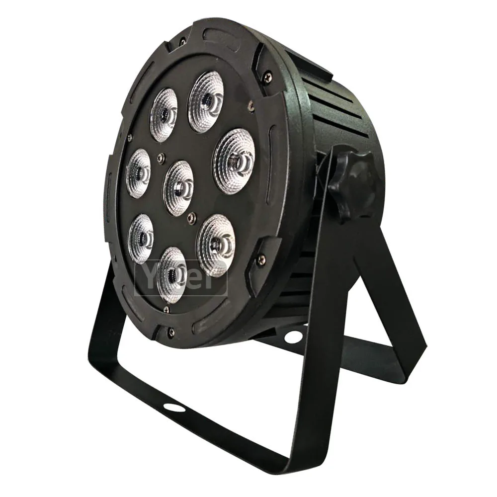 Светодиодный светильник RGBWA 5 в 1 8x10 Вт DMX512 цветная музыка свадьба паровой s DJ