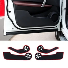 Автомобильный Стайлинг полиэстер протектор боковой край защита колодки защищенный анти-удар двери коврики Крышка для Nissan Qashqai 2007