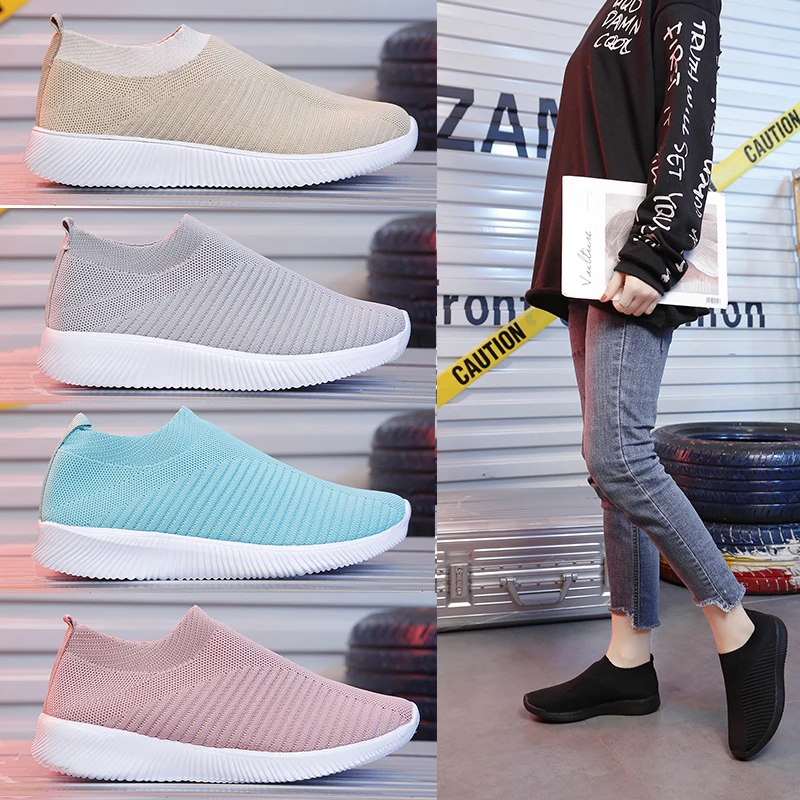 womens sneakers shoes 2019 fashion luxury shoes women designers sock shoes women sneakers Comfortable and simple casual shoes