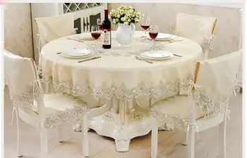 

Europe luxury embroidered tablecloth table dining table cover table cloth Golden hollowed out coffee table cloth
