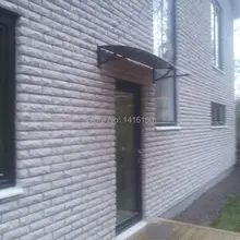 DS80200-P, deep80cm, wide200cm, 3" x 80", инженерный пластик с поликарбонатная панель дверной тент, легко установить дверной тент