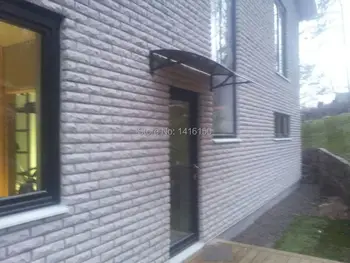 

DS80200-P,deep80cm,wide200cm,,32"x80",engineering plastic with polycarbonate board door awning,easy to install door awning