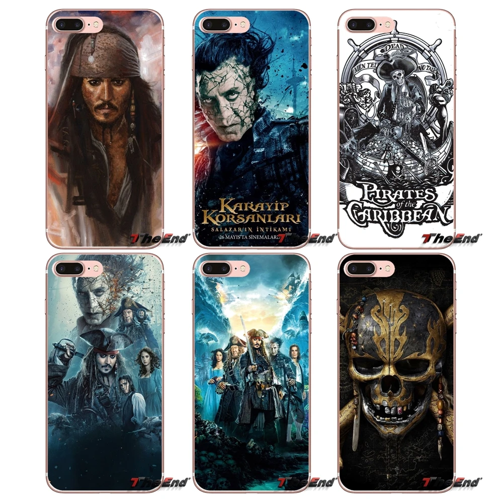 

For Xiaomi Mi6 Mi 6 A1 Max Mix 2 5X 6X Redmi Note 5 5A 4X 4A A4 4 3 Plus Pro Pirates of the Caribbean TPU Transparent Skin Cover