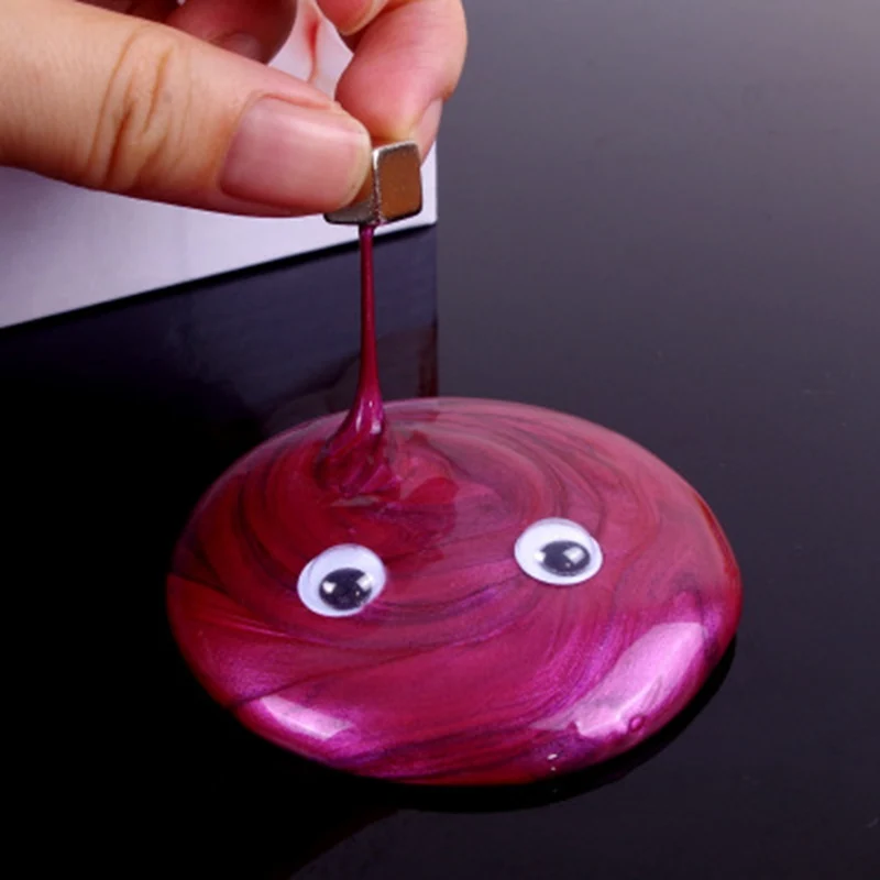 DIY Magnetic Slime Polymer Clay Intelligent Strong Magnet Plasticine Mud Magic Hand Putty Bounce Toys For Children Silly Putty mk 002 creative magnet plasticine toy super magnetic bouncing silly putty toy