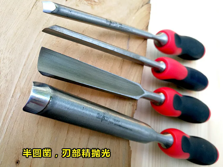 6/10/16/18mm Chisels Set Wood Semi circular Chisel DIY Carpenter