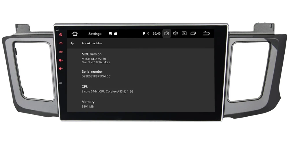 Cheap 10.1" IPS Octa Core 4G Android 8.1 4GB RAM 64GB ROM RDS BT Car DVD Player Autoradio Stereo GPS Glonass For Toyota RAV4 2012-2016 6
