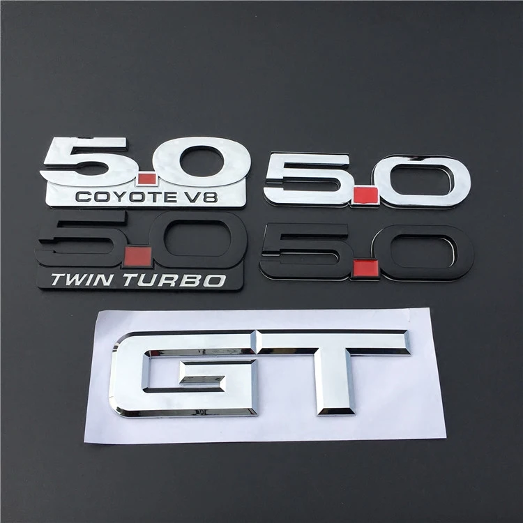 1 шт. 3D авто 5 0 Койот V8 Twin Turbo багажник КРЫЛО боковой значок эмблема буква наклейка