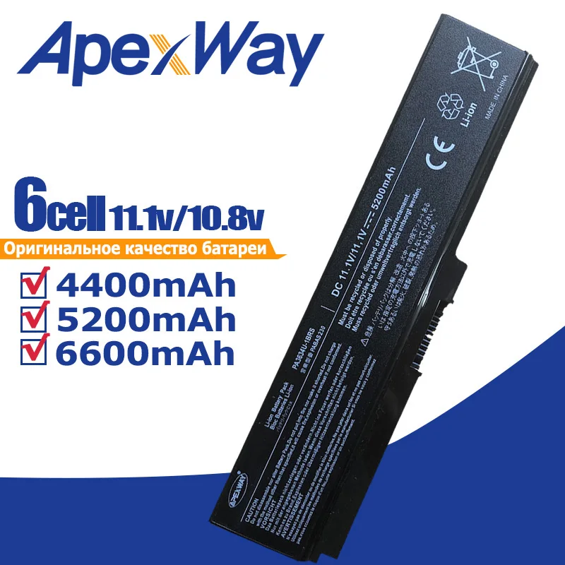 

Battery For Toshiba Satellite M640 Pro 3000 L510 M300 T130 U400 T110 T110D T130 U500 U505 A660 C645D C655D L311