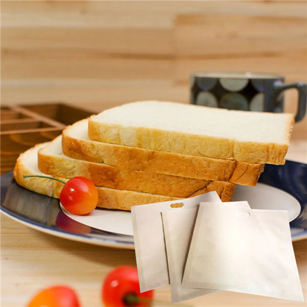 

1PCS 3 Sizes Reusable Heat-Resistant Toaster Bags Sandwich Fries Heating Bags Kitchen Accessories Cooking Tools Gadget Non Stick