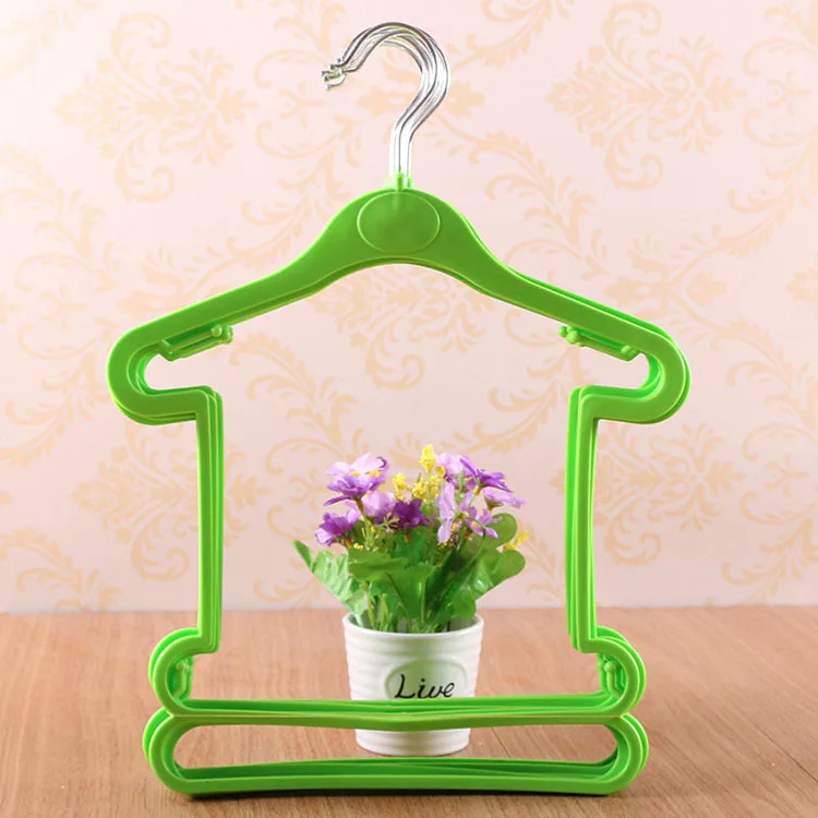 Sorplus стиль маленькая пластиковая вешалка для Боди для малышей, детей, детей(40 шт./лот - Цвет: green