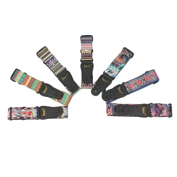 

IRIN Guitar Strap Adjustable Polyester Belt PU Leather Ends for Acoustic Folk Classic Electric Guitar Bass with folk-custom Pa