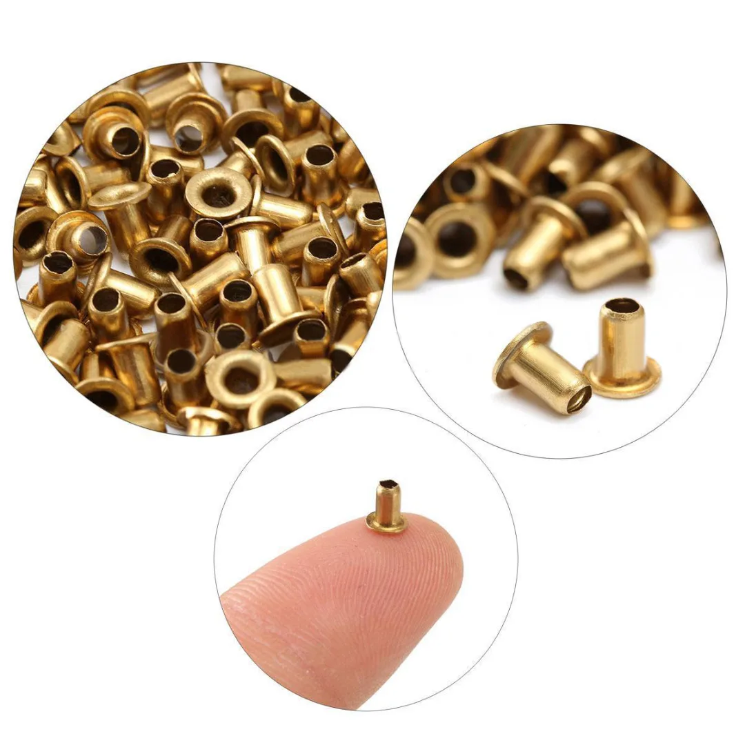 1000pcs Beekeeping Brass Frame Eyelets Set for Beekeeper Bee Equipment Tool
