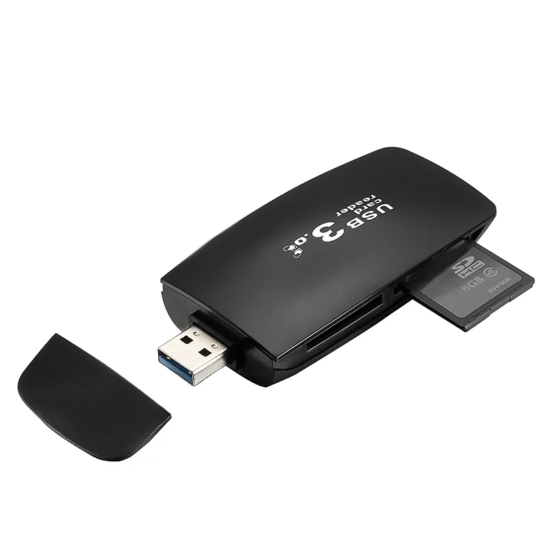 Rocketek usb 3,0 мульти карта памяти ридер адаптер кардридер для micro SD/TF CF MS microsd ридеры ноутбук