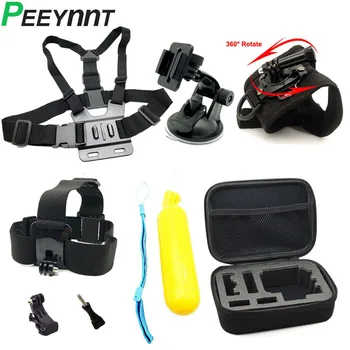 

Peeynnt Accessories Set for Gopro hero 7 Straps Mount for Go pro 6 5 4 Session Storage Bag for Xiaomi Yi 4K SJCAM SJ4000 EKEN H9