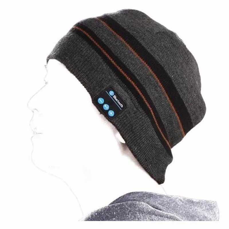 Беспроводная вязаная зимняя шапка с Bluetooth 4,2, гарнитура, Mp3 динамик, микрофон, волшебная музыка, умная шапка для мальчиков, девочек, мужчин и женщин