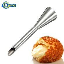 KMYC покрытие из нержавеющей стали окантовкой насадки для кондитерского шприца клюв Кондитерские Puff насадка для крема насадка для декорирования торта кондитерский украшения торта инструмент