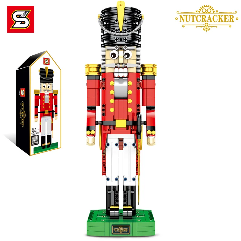 

NEW Creator 7046 Nutcracker Compatible LegoINGlys 4002017 Set Building Blocks Brick Educational Toys for children Christmas Gift