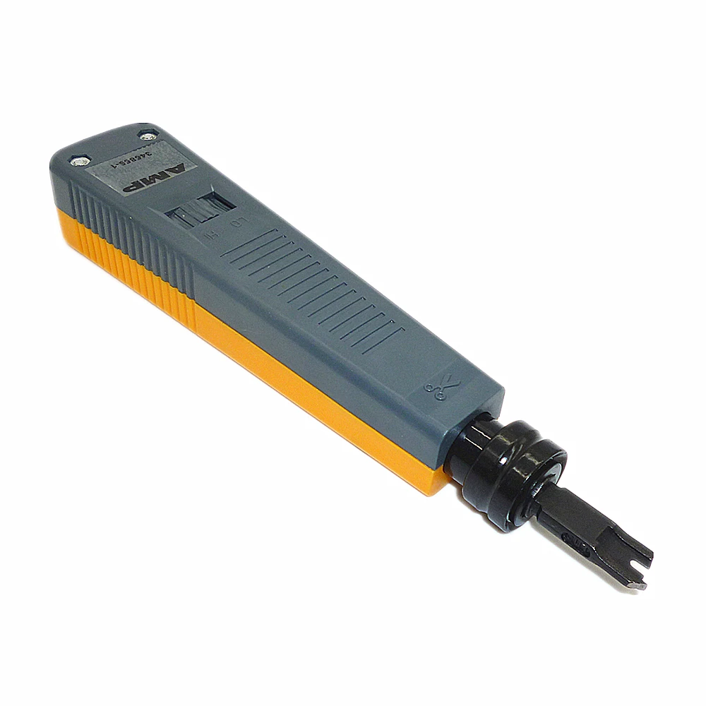 

AMP Network RJ45/RJ11 Wire Cable Terminations Fix Insert Cut Off Impact Punch Down Tool Suitable For Installing LAN Cable Blocks